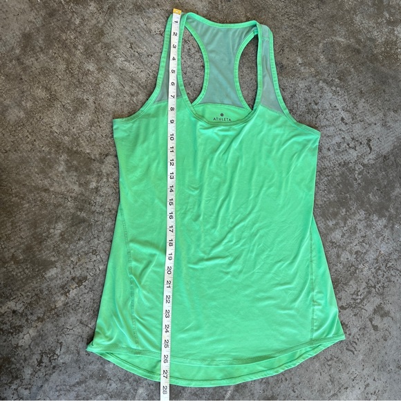 Athleta Bright Green Racerback Tank Top - Picture 9 of 9